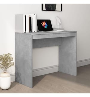 Schreibtisch Betongrau 90x40x72 cm Holzwerkstoff