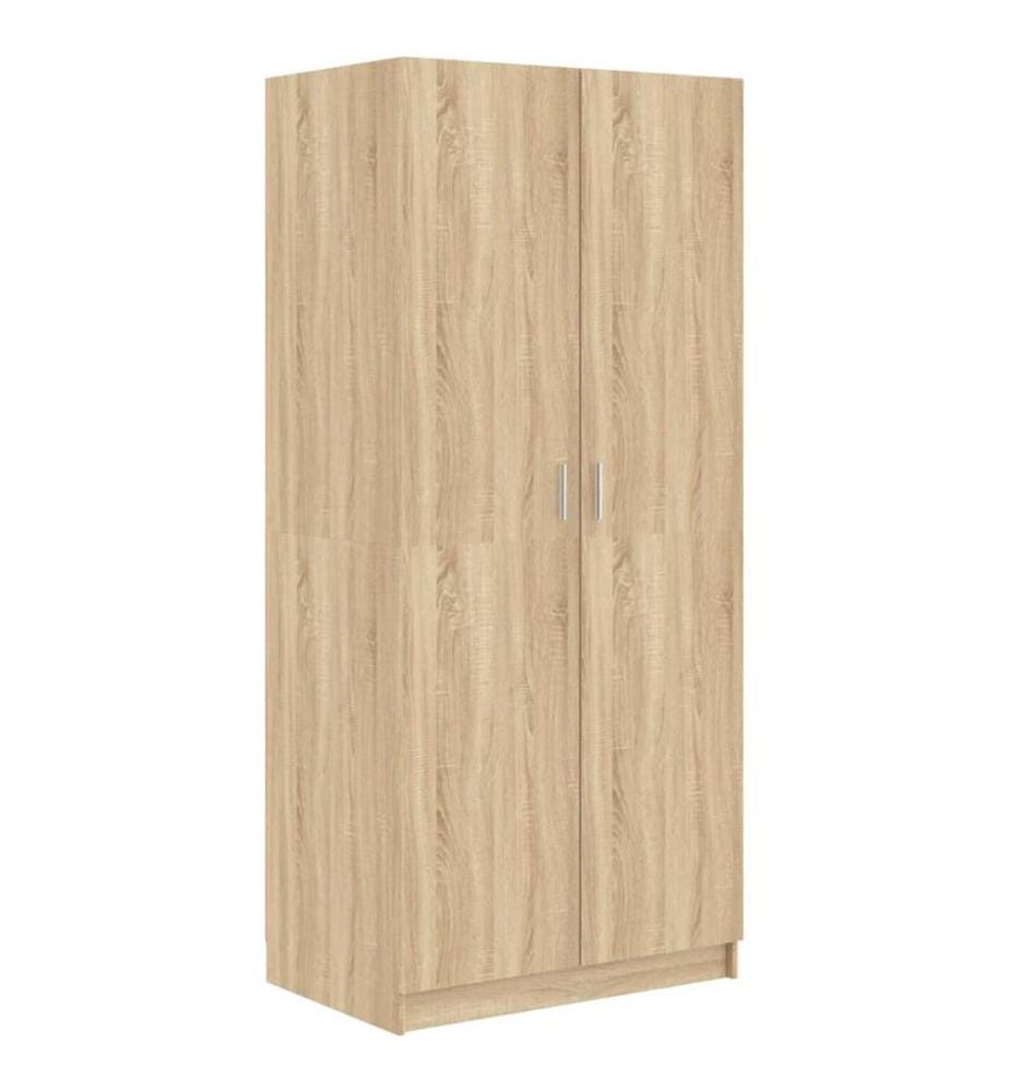 Kleiderschrank Sonoma-Eiche 80x52x180 cm Holzwerkstoff