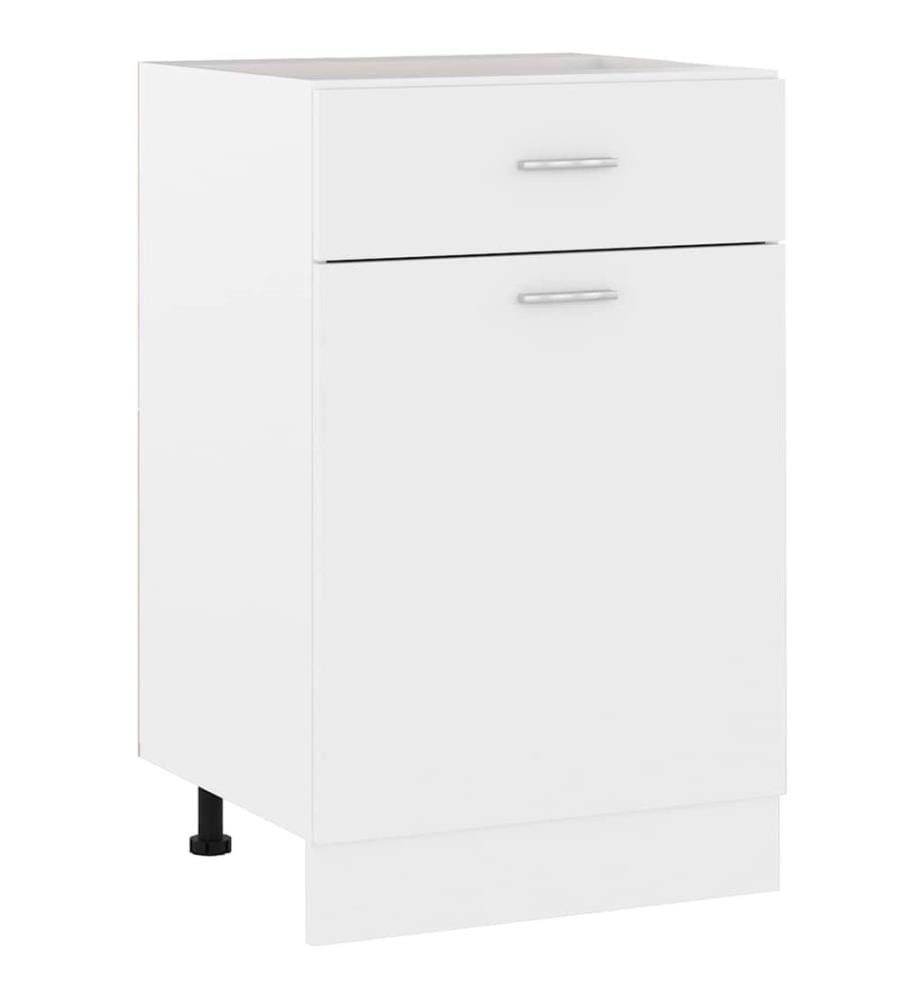 Schubunterschrank Lyon Weiss 50x46x81,5 cm Holzwerkstoff
