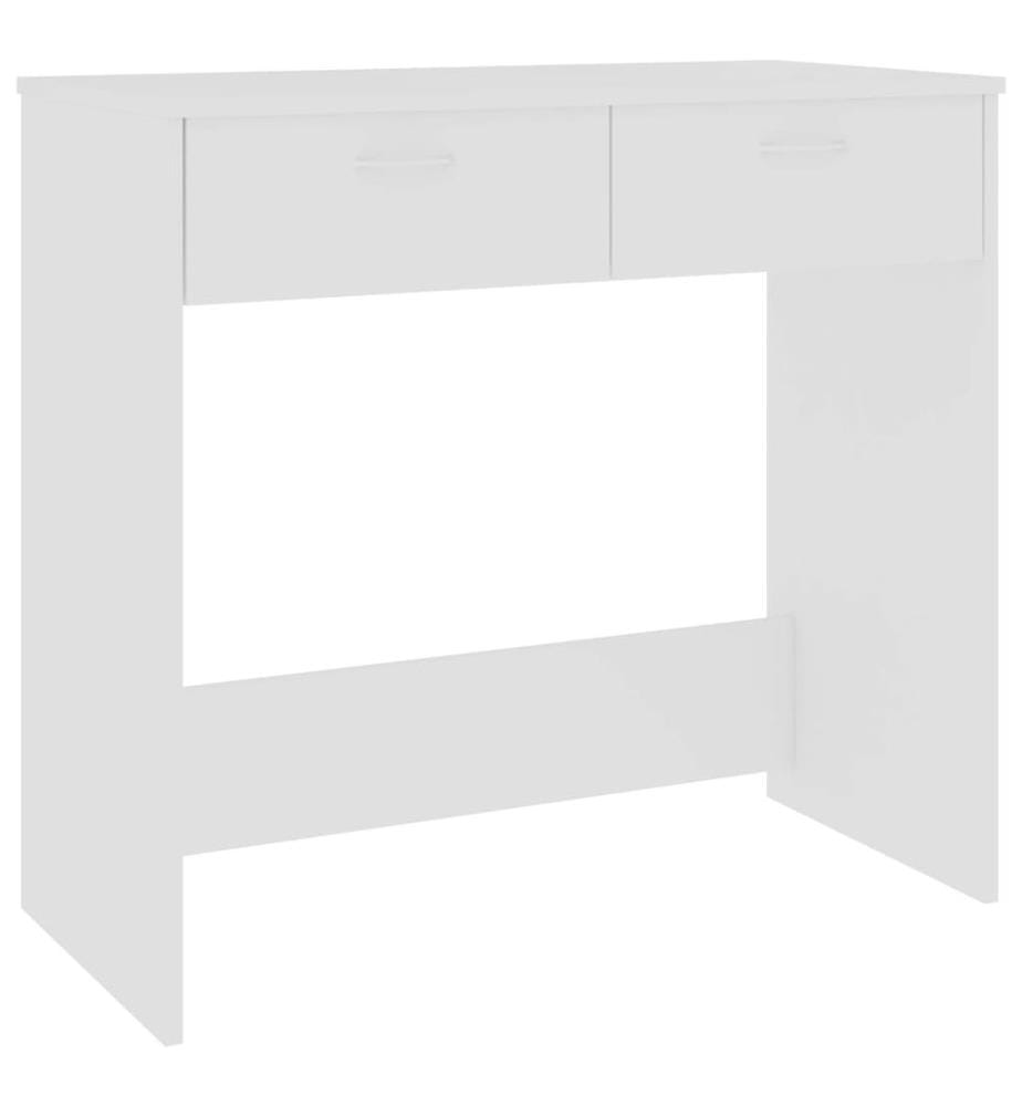 Schreibtisch Weiss 80×40×75 cm Holzwerkstoff