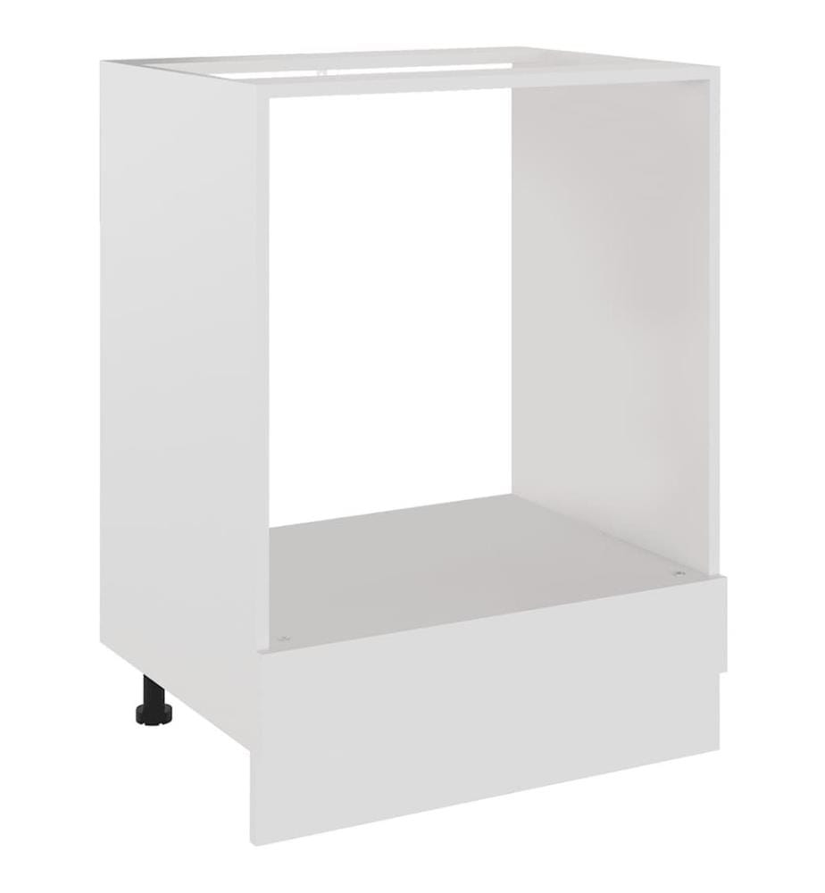 Herdumbauschrank Lyon Weiss 60x46x81,5 cm Holzwerkstoff