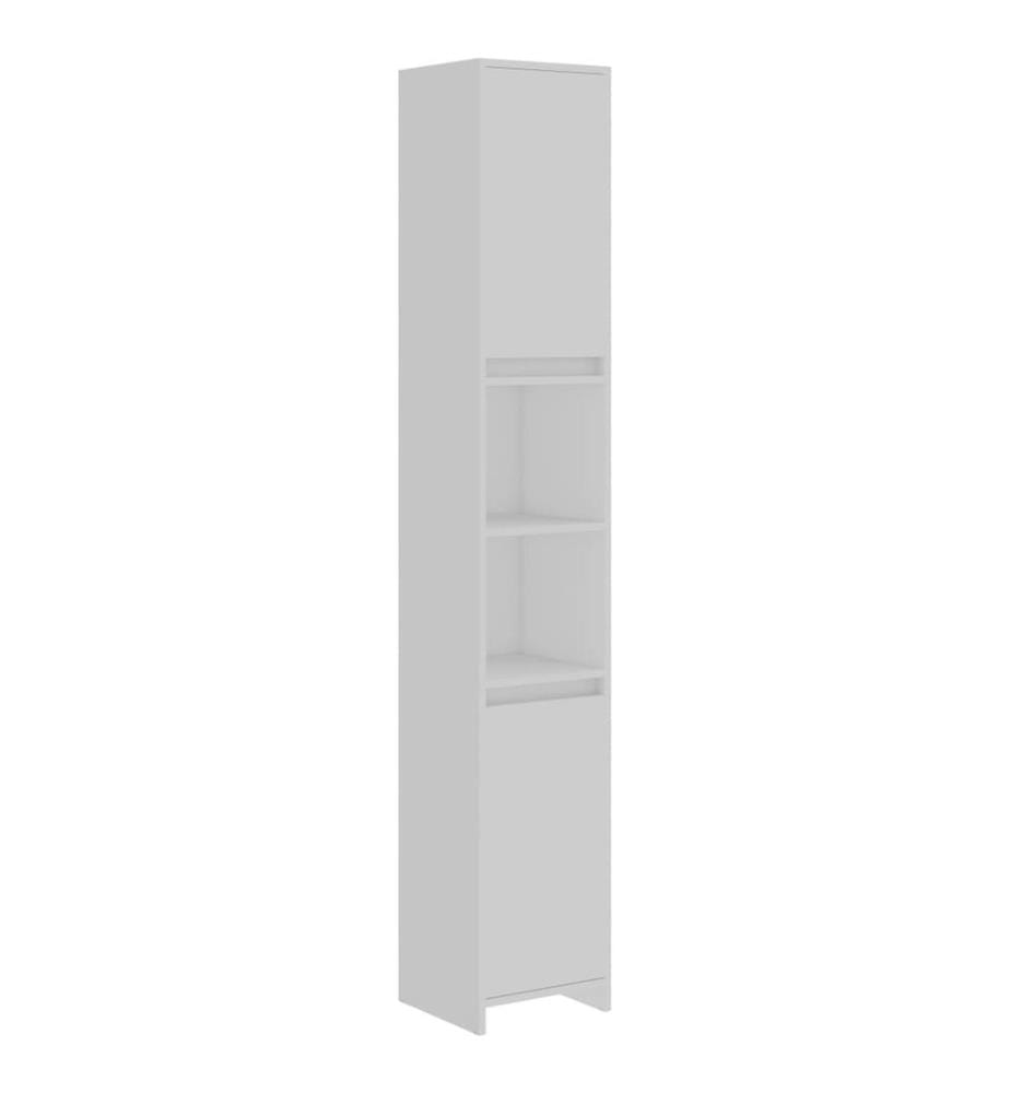 Armoire de salle de bain Blanc 30x30x183,5 cm Bois d'ingénierie
