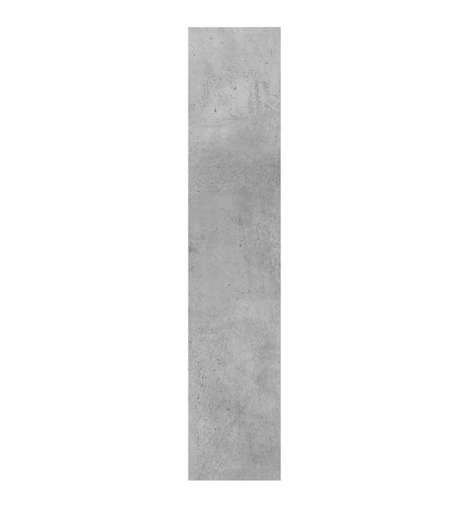 Wandregal Betongrau 90x16x78 cm Holzwerkstoff