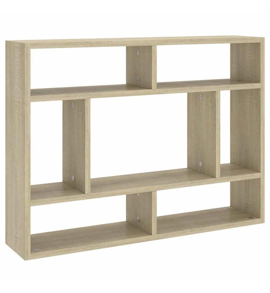 Wandregal Sonoma-Eiche 75x16x55 cm Holzwerkstoff