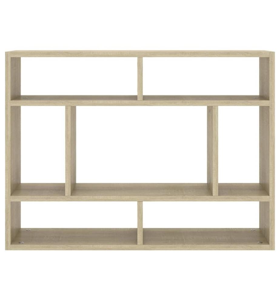Wandregal Sonoma-Eiche 75x16x55 cm Holzwerkstoff