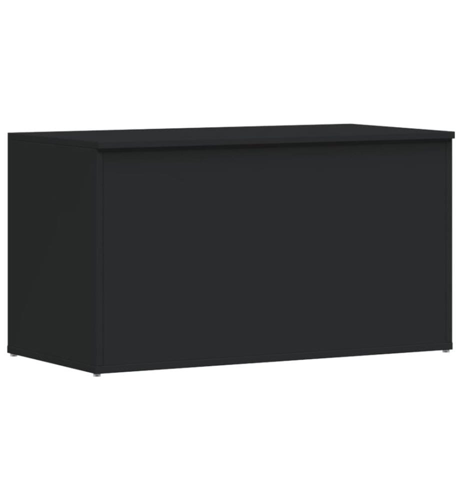 Aufbewahrungstruhe Schwarz 84x42x46 cm Holzwerkstoff