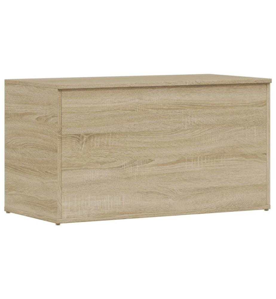 Aufbewahrungstruhe Sonoma-Eiche 84x42x46 cm Holzwerkstoff