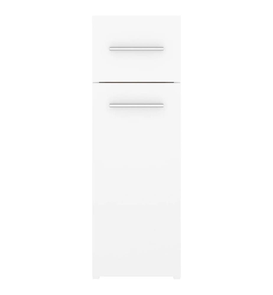 Apothekerschrank Weiss 20x45,5x60 cm Holzwerkstoff