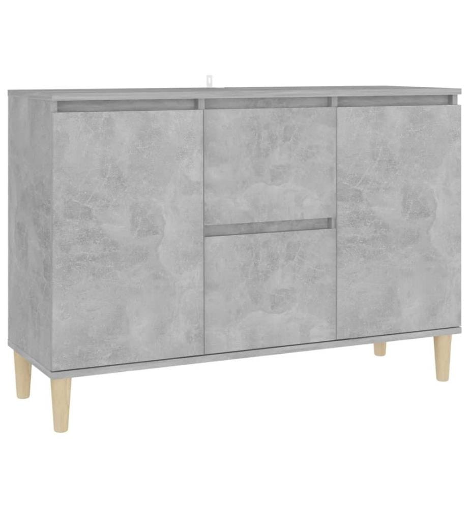 Sideboard Betongrau 101x35x70 cm Holzwerkstoff