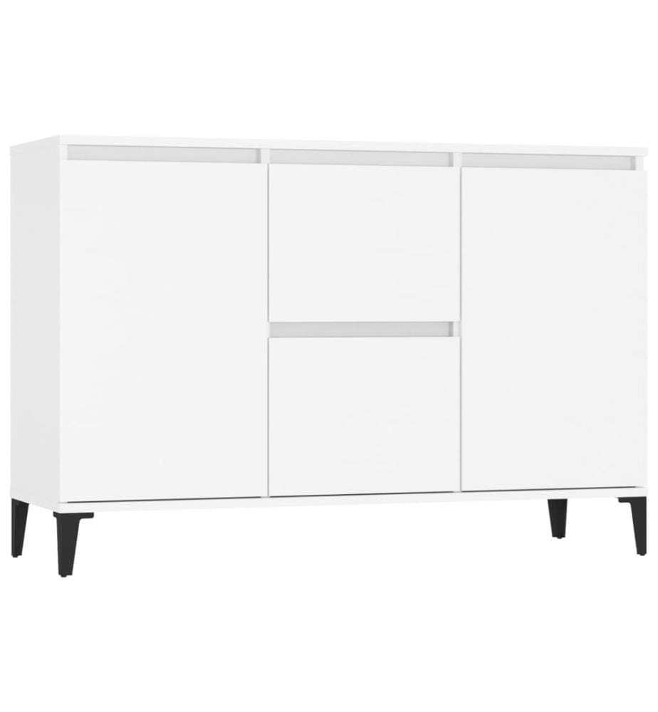 Sideboard Weiss 102x35x70 cm Holzwerkstoff