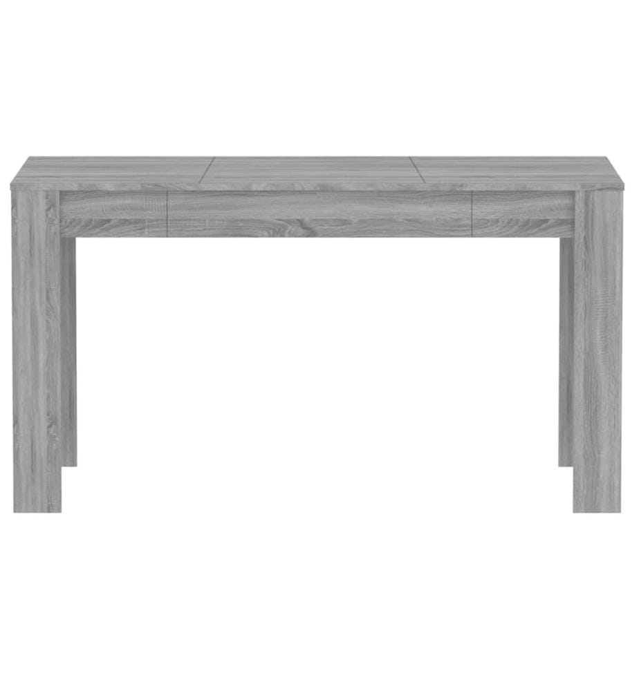 Table à dîner Sonoma gris 140x74,5x76 cm Bois d'ingénierie