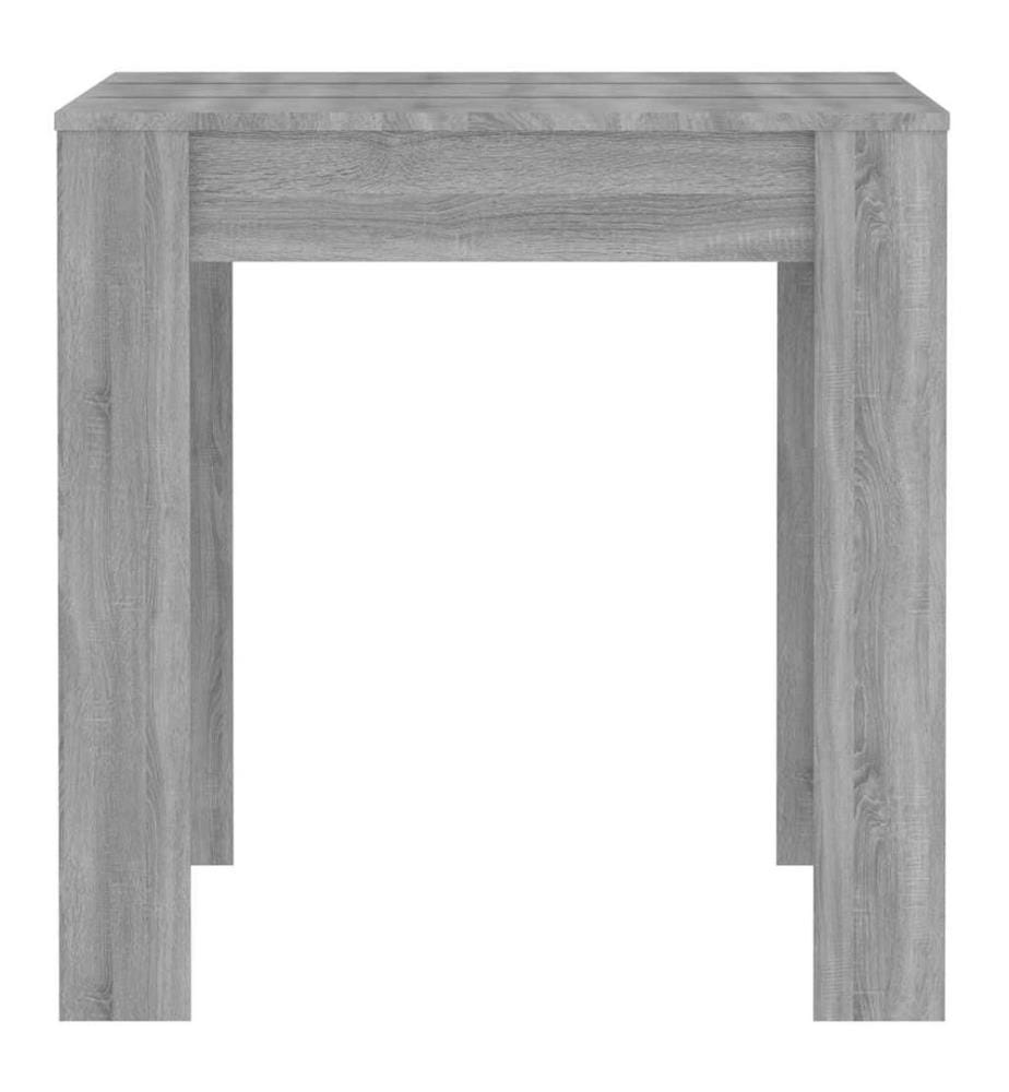 Table à dîner Sonoma gris 140x74,5x76 cm Bois d'ingénierie