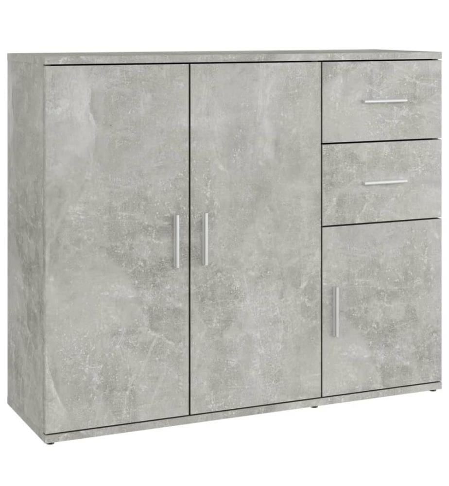 Sideboard Betongrau 91x29,5x75cm Holzwerkstoff
