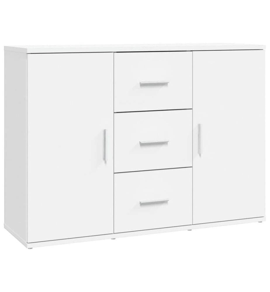 Sideboard Weiss 91x29,5x65 cm Holzwerkstoff
