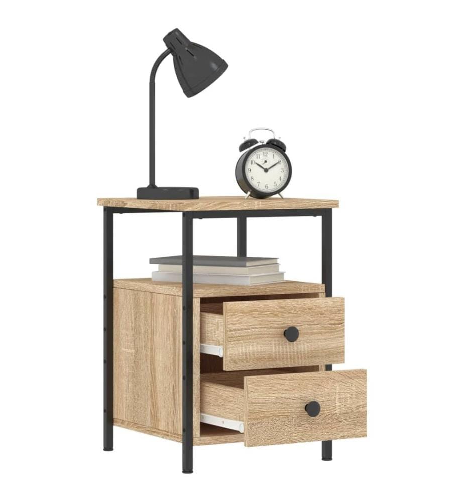 Nachttisch Sonoma-Eiche 34x35,5x50 cm Holzwerkstoff