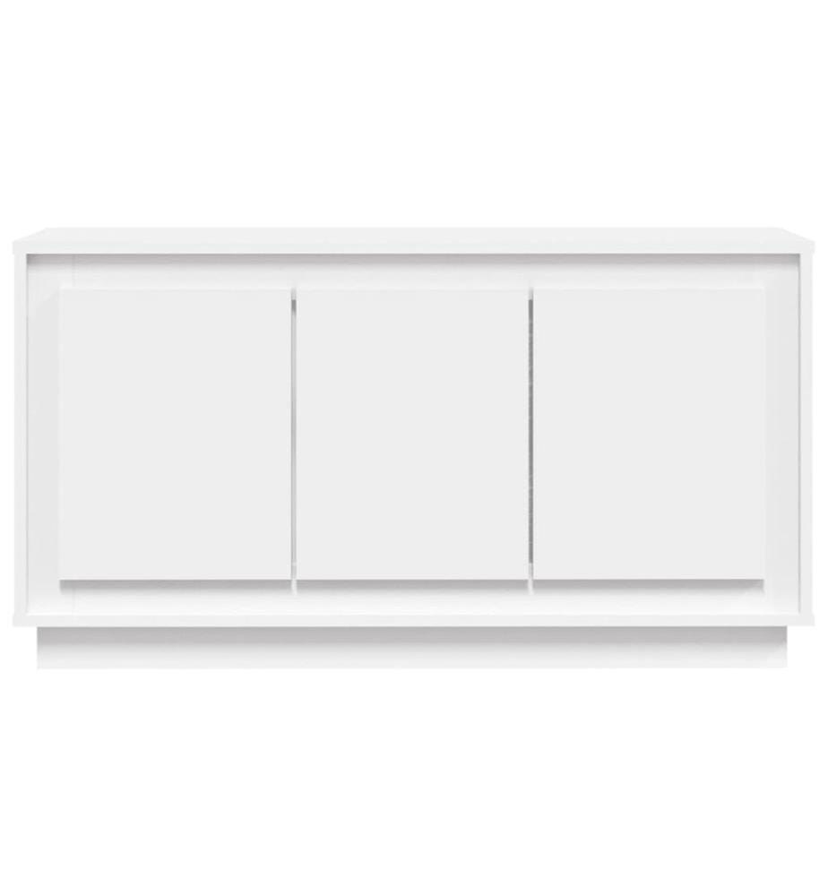 Sideboard Weiss 102x35x55 cm Holzwerkstoff