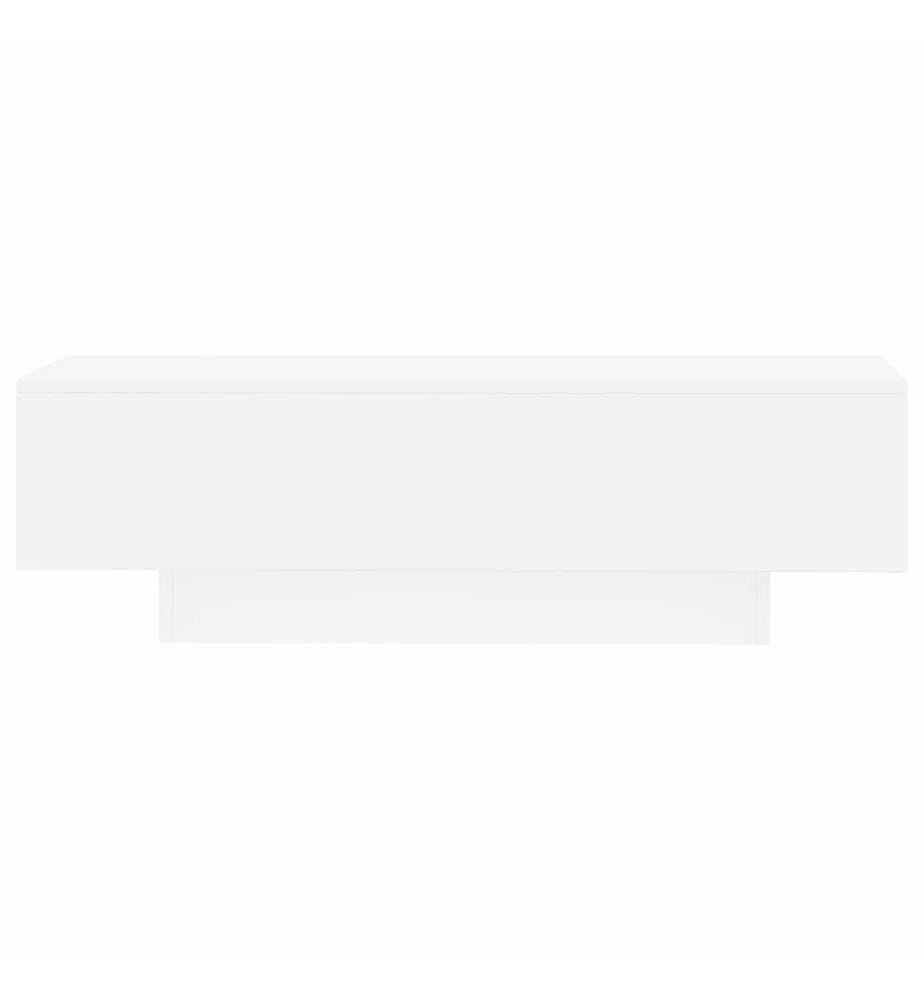 Couchtisch Weiss 100x49,5x31 cm Holzwerkstoff