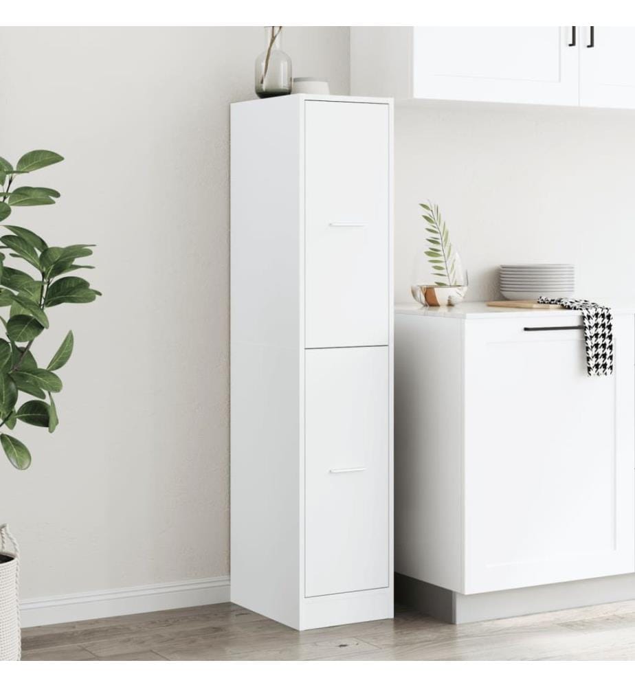 Apothekerschrank Weiss 30 x 41 x 144,5 cm Holzwerkstoff