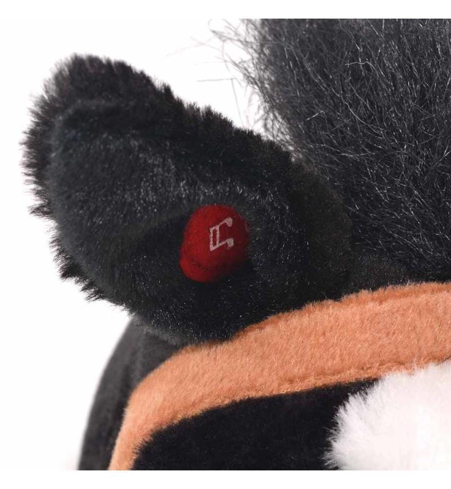 Plüschtier Pferd Stehend Plüsch Schwarz