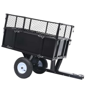 Kippanhänger für Rasenmäher 150 kg Last
