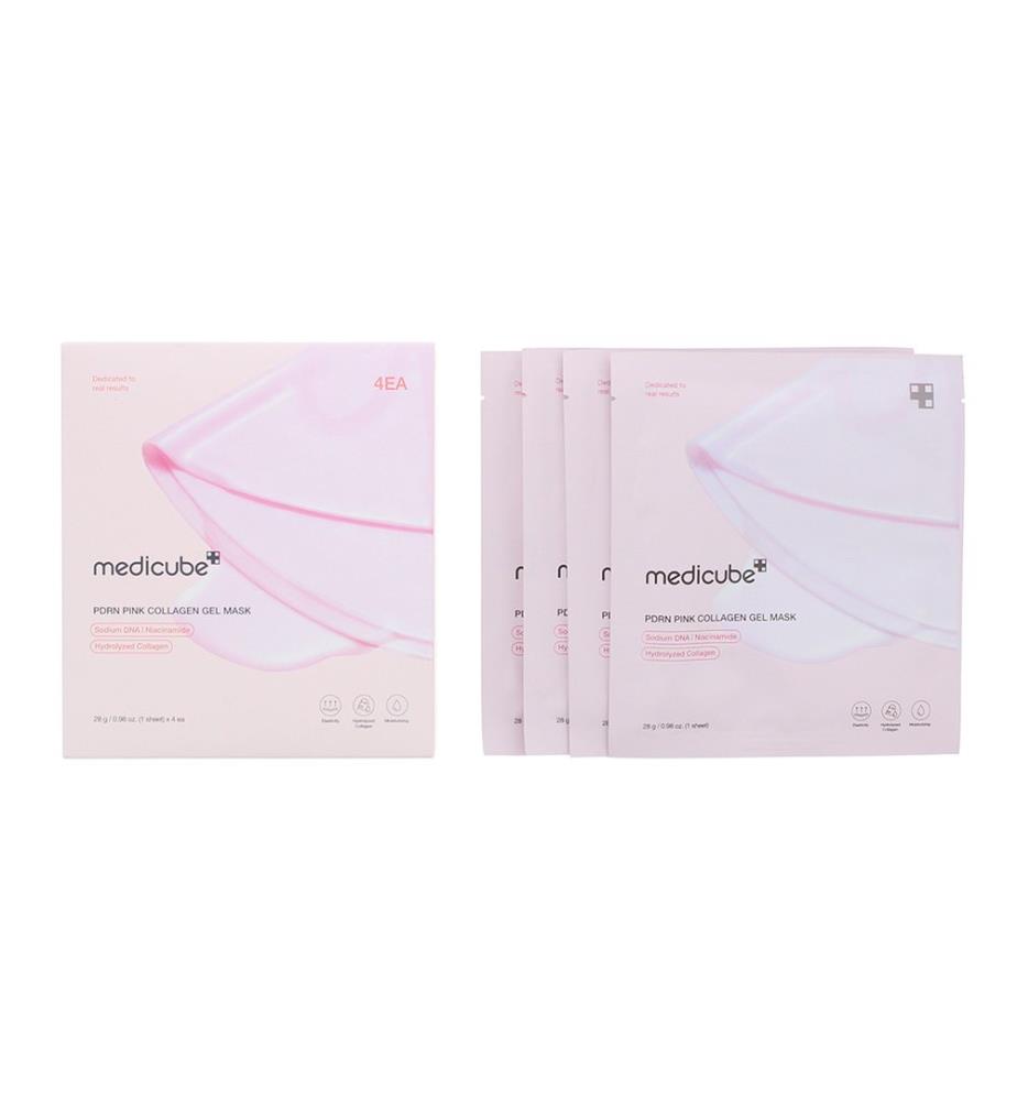 PDRN Pink Collagen Gel-Maske - 4 x 28ml