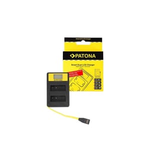 Patona - Ladegerät Smart Dual LCD USB Panasonic DMW-BLG10
