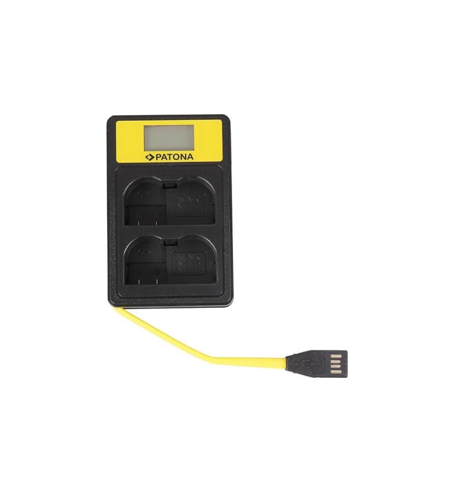 Patona - Ladegerät Smart Dual LCD USB Nikon EN-EL15