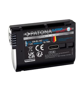 Patona - Digitalkamera-Akku Platinum Nikon EN-EL15C mit USB-C