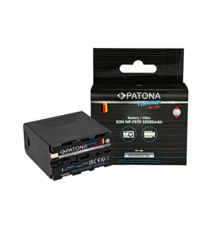 Patona - Batterie Platinum pour Sony NP-F970, F960, F950 incl. powerbank