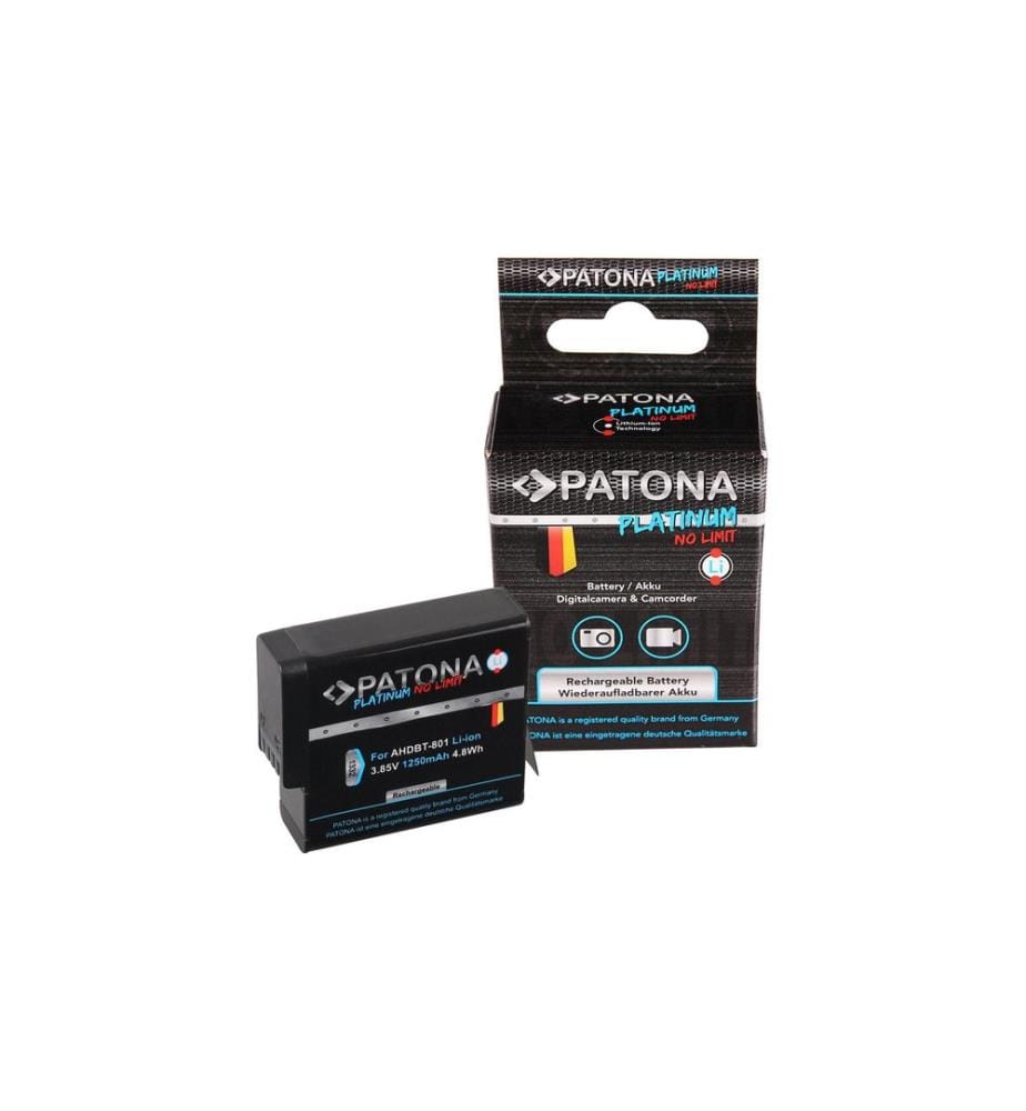 Patona Batterie pour caméscope Platinum GoPro Hero 8/7/6/5