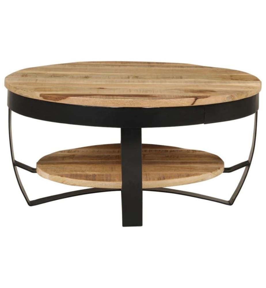 Table basse Bois massif de manguier 65 x 32 cm