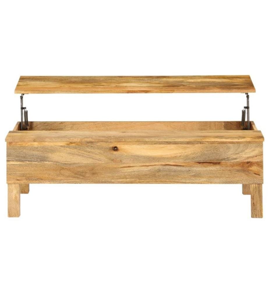 Couchtisch Mangoholz Massiv 110 x 55 x 35 cm