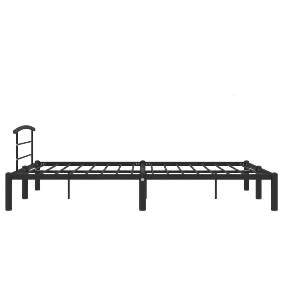 Bettgestell Schwarz Metall 120x200 cm