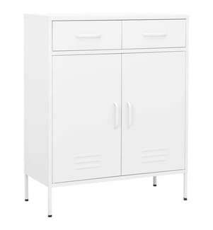 Armoire de rangement Blanc 80x35x101,5 cm Acier