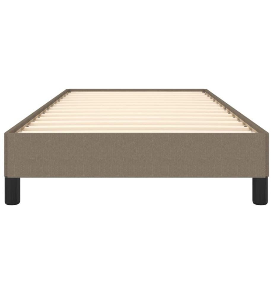 Bettgestell Taupe 80x200 cm Stoff