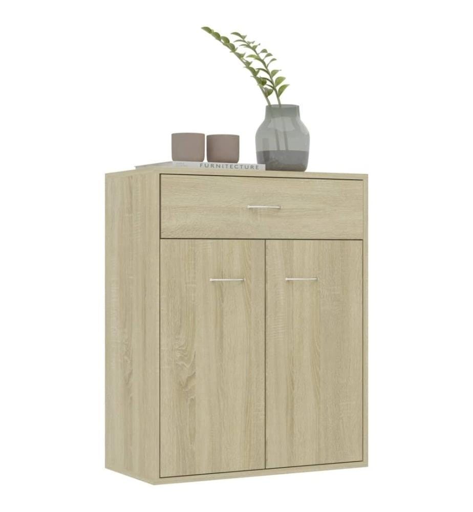 Sideboard Sonoma-Eiche 60x30x75 cm Holzwerkstoff
