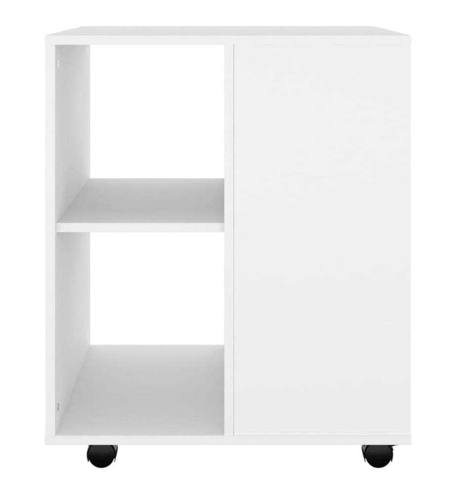 Rollschrank Weiss 60x53x72 cm Holzwerkstoff