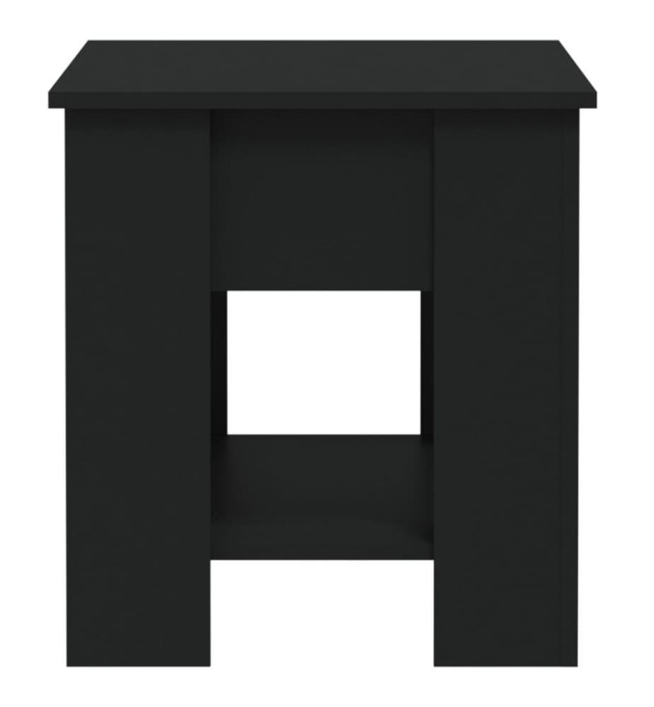 Table basse Noir 101x49x52 cm Bois d'ingénierie