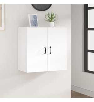Armoire murale Blanc 60x31x60 cm Bois d'ingénierie