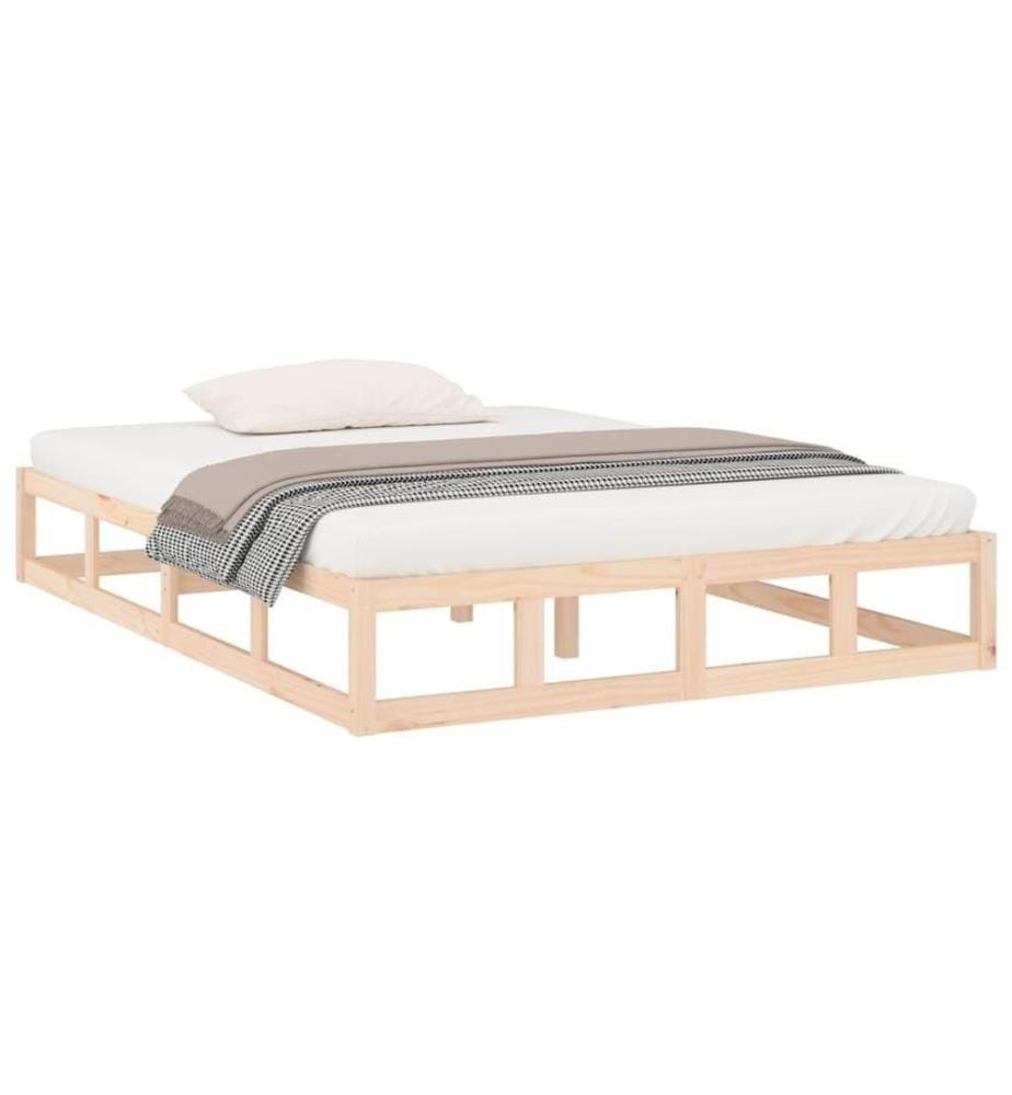 Cadre de lit 140x200 cm Bois massif
