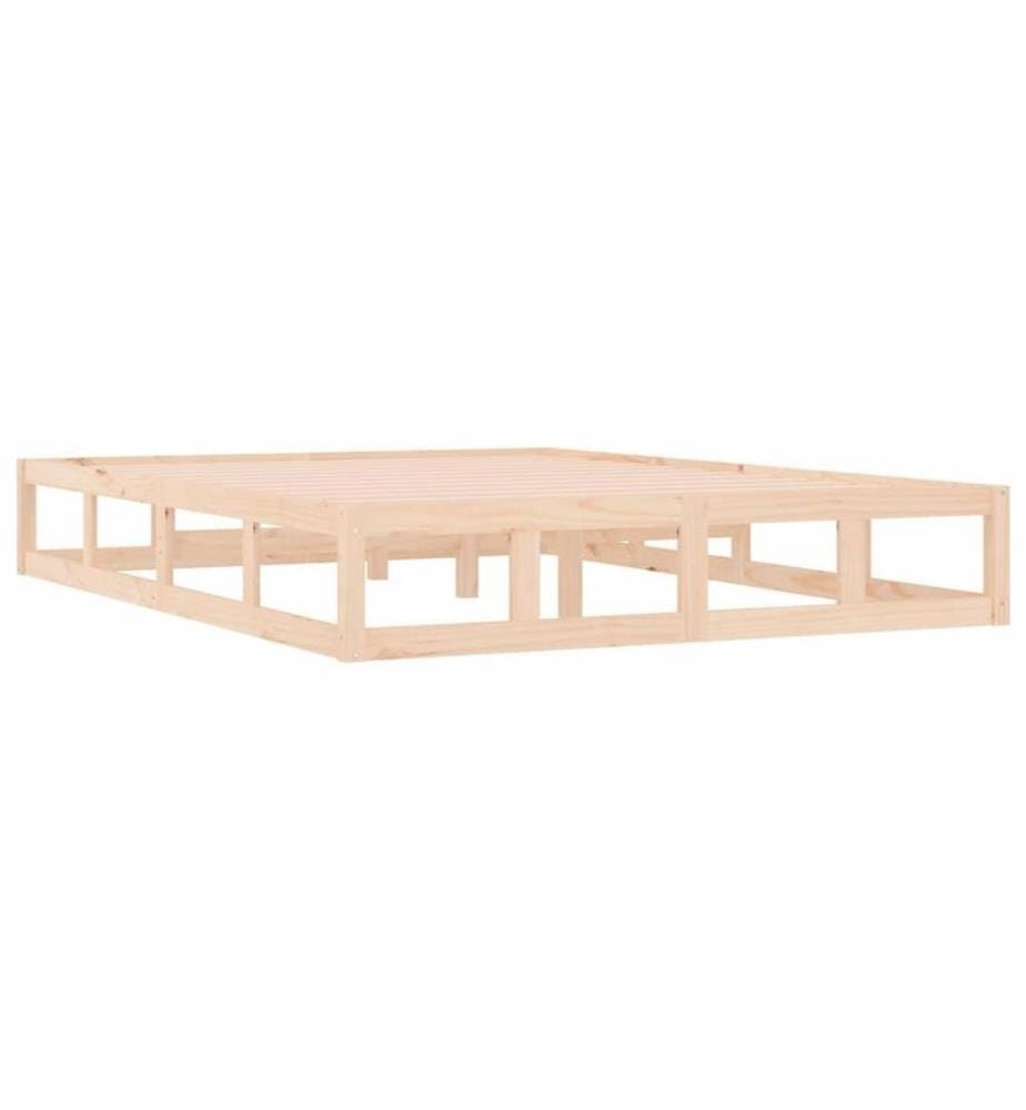 Cadre de lit 140x200 cm Bois massif