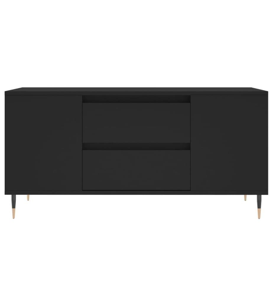 Couchtisch Schwarz 102x44,5x50 cm Holzwerkstoff