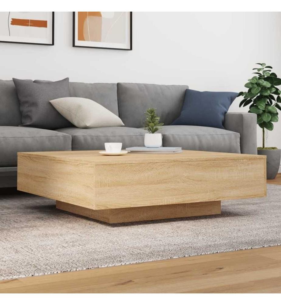 Couchtisch Sonoma-Eiche 100x100x31 cm Holzwerkstoff