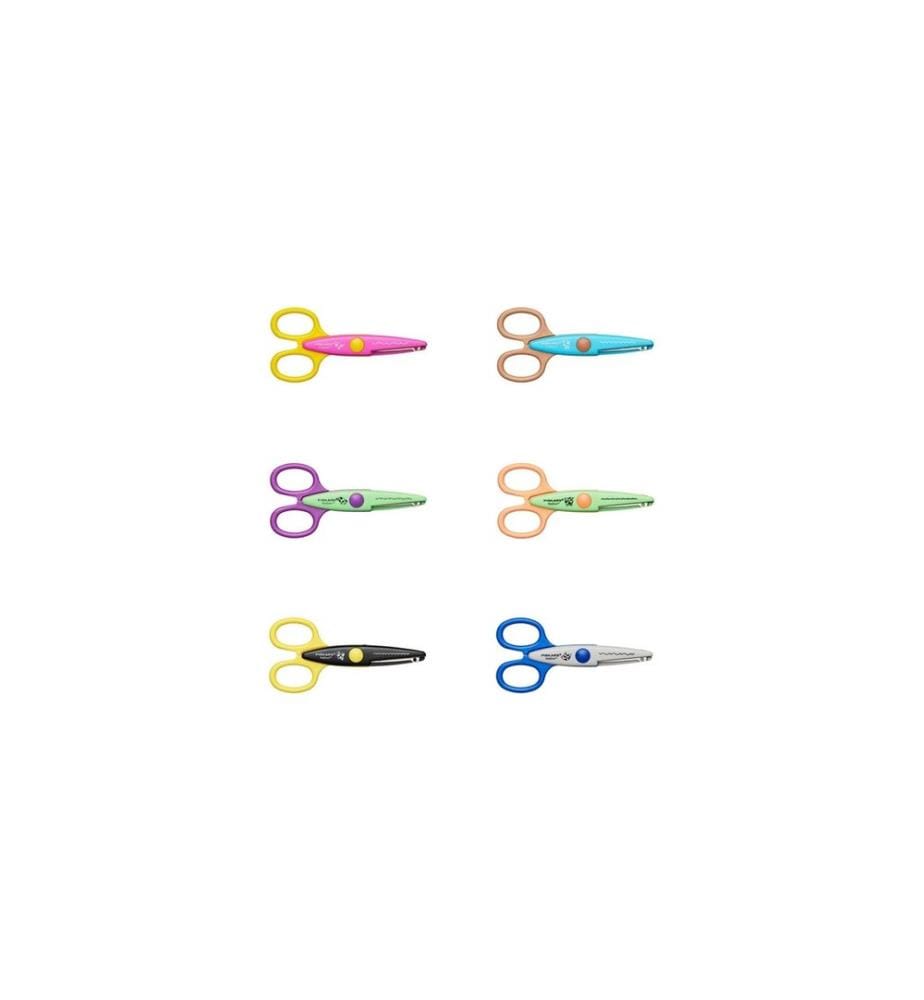 FISKARS - Set de 6 ciseaux décoratifs 13 cm, Inox, Universel