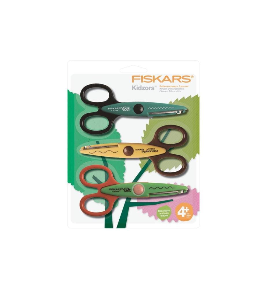 FISKARS - Dekorscheren Sumpf 13 cm, Rostfreier Stahl, Universal