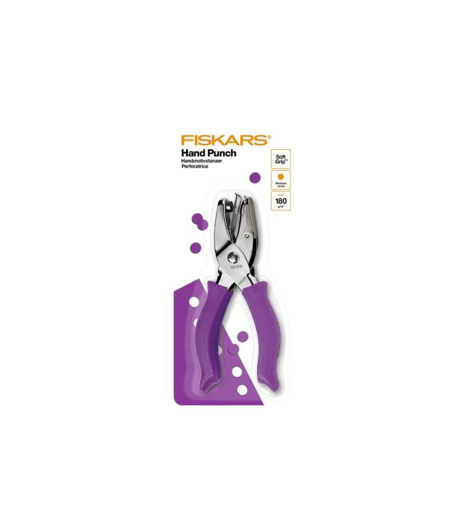 FISKARS - Motivstanzer mittlerer Kreis Kreis, 0.33 cm