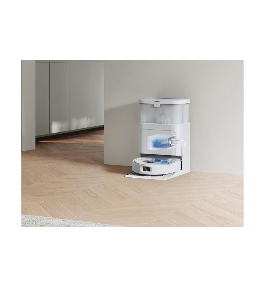 ECOVACS - Robot d'aspiration et d'essuyage Deebot N30 Pro Omni Blanc
