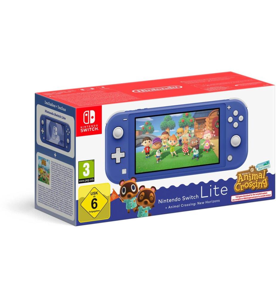 NINTENDO - NINTENDO - Switch Lite Animal Crossing Blau