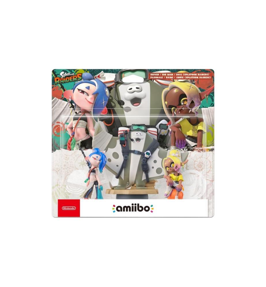 NINTENDO - amiibo Splatoon Raiders 3 in 1 Shiver, Big Man, Frye
