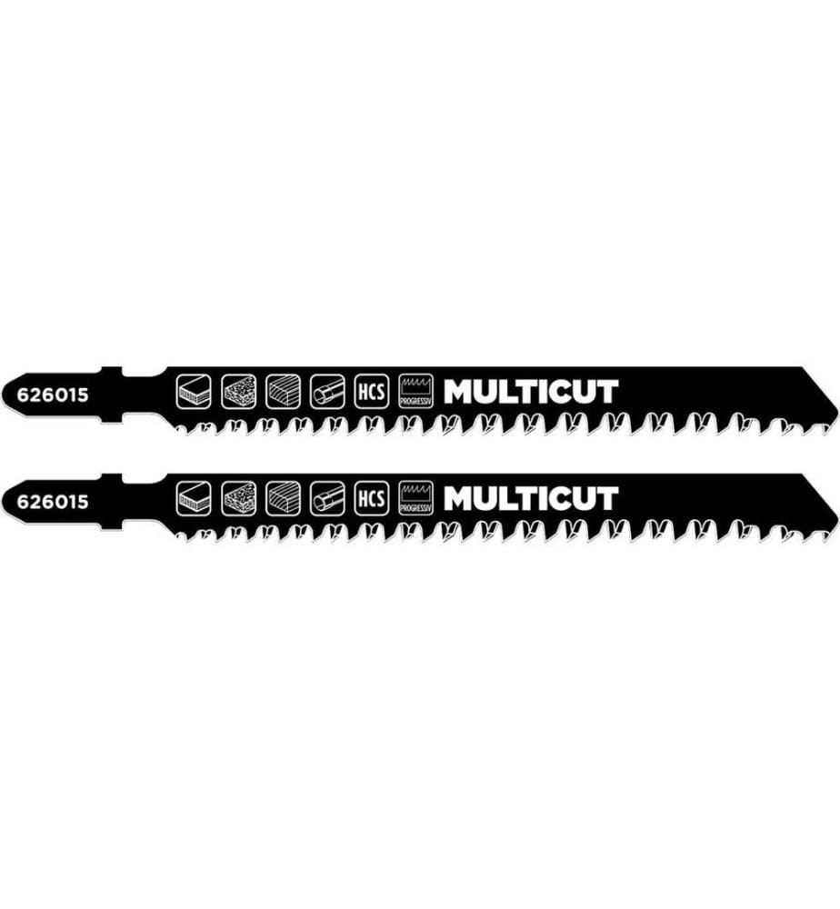 KWB - Jeux de lames de scie sauteuse Multicut HCS 2 pièces